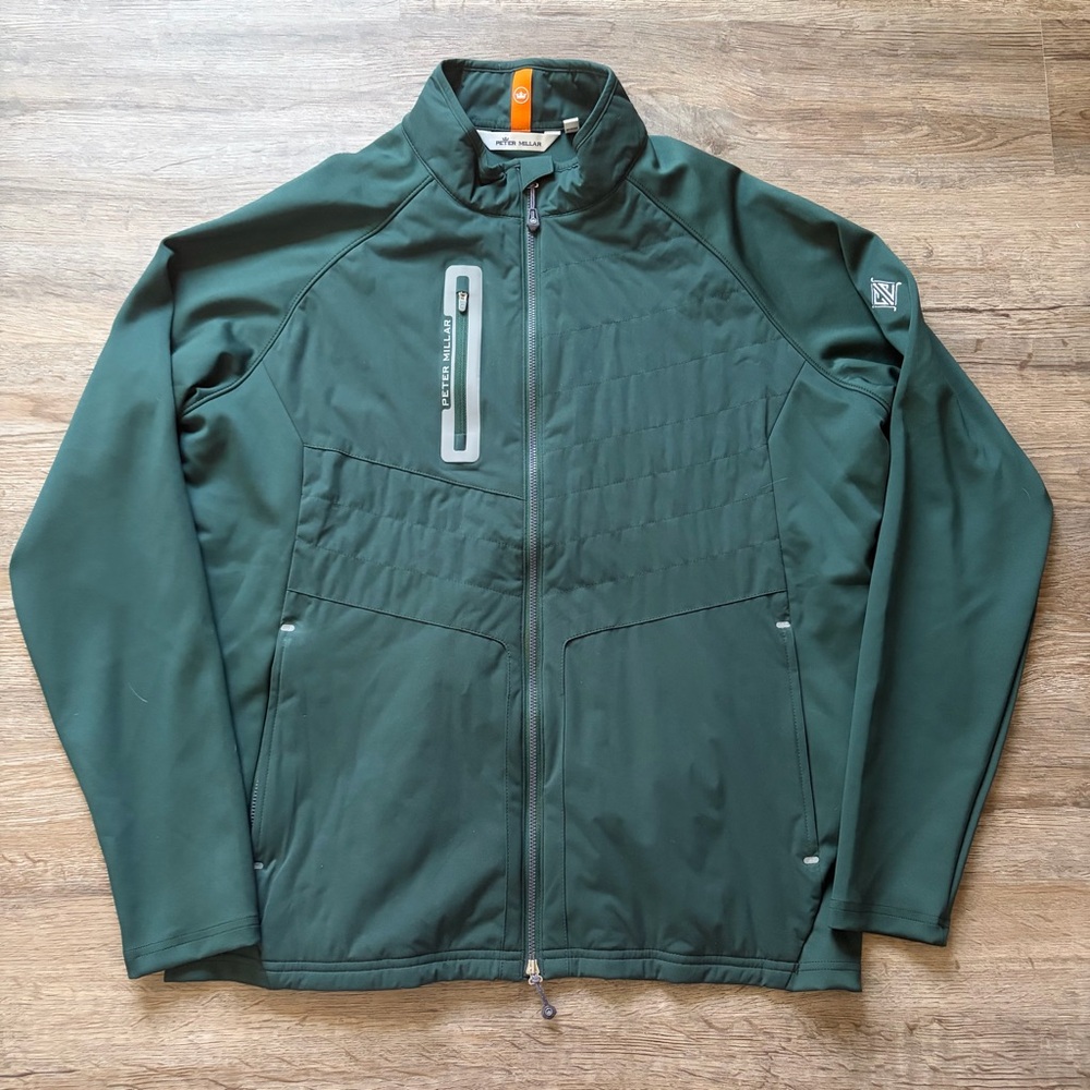 Peter Millar Men's Green Softshell Jacket